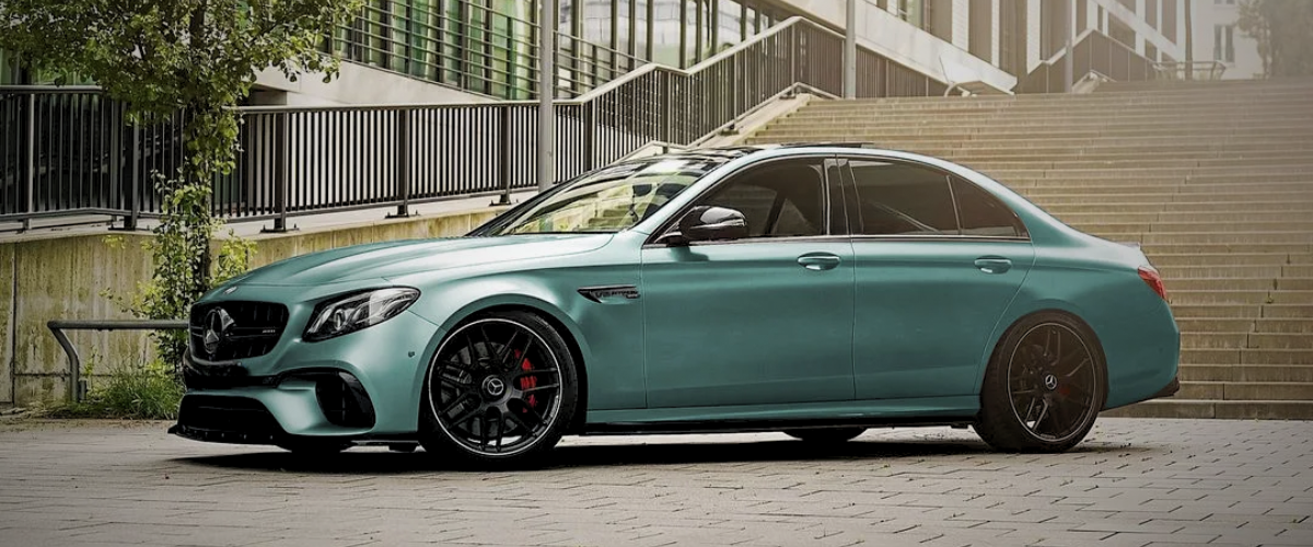 7 Tips for Caring for Your Vinyl Car Wrap - Benz green vinyl wrap