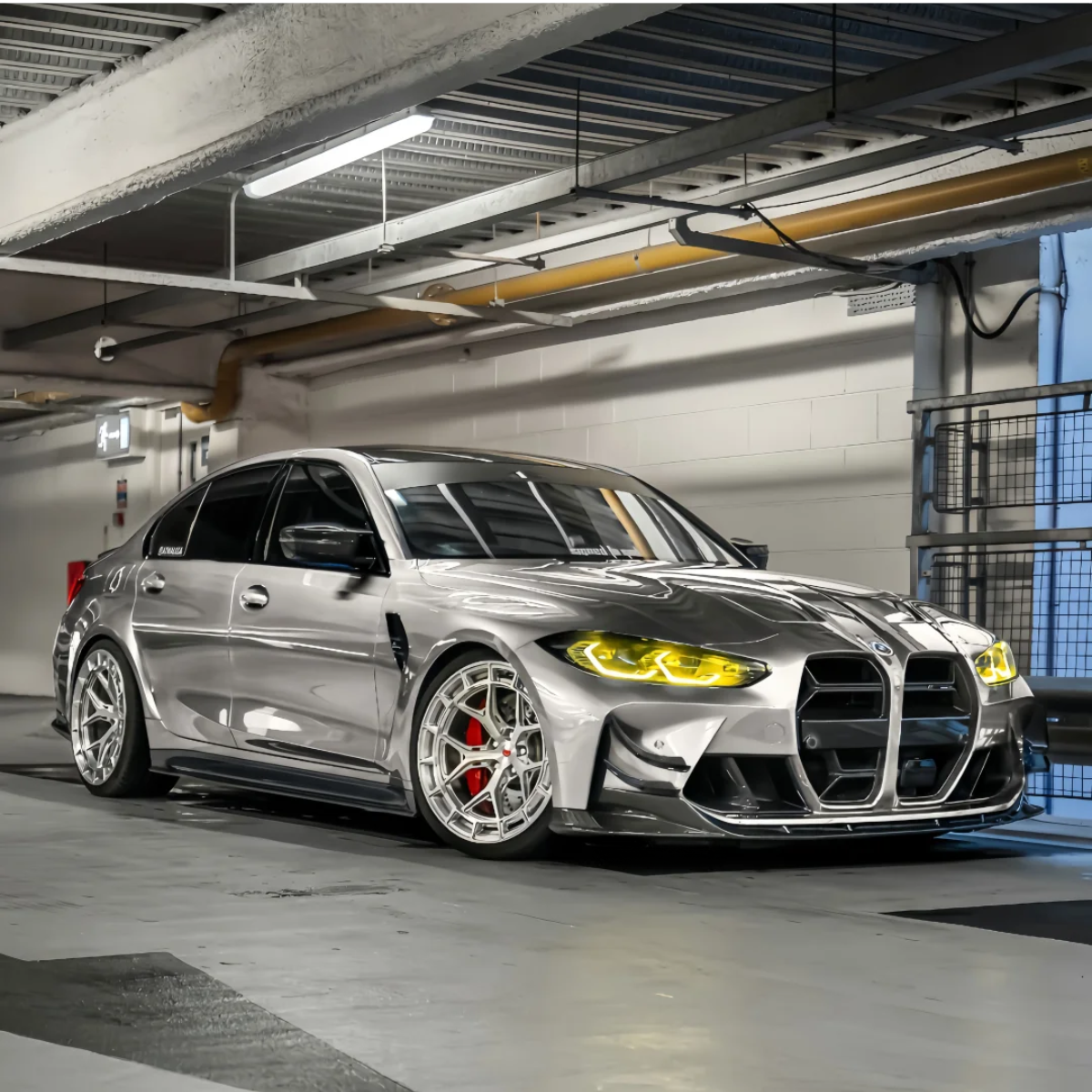 M4 with wrapford mirror chrome vinyl