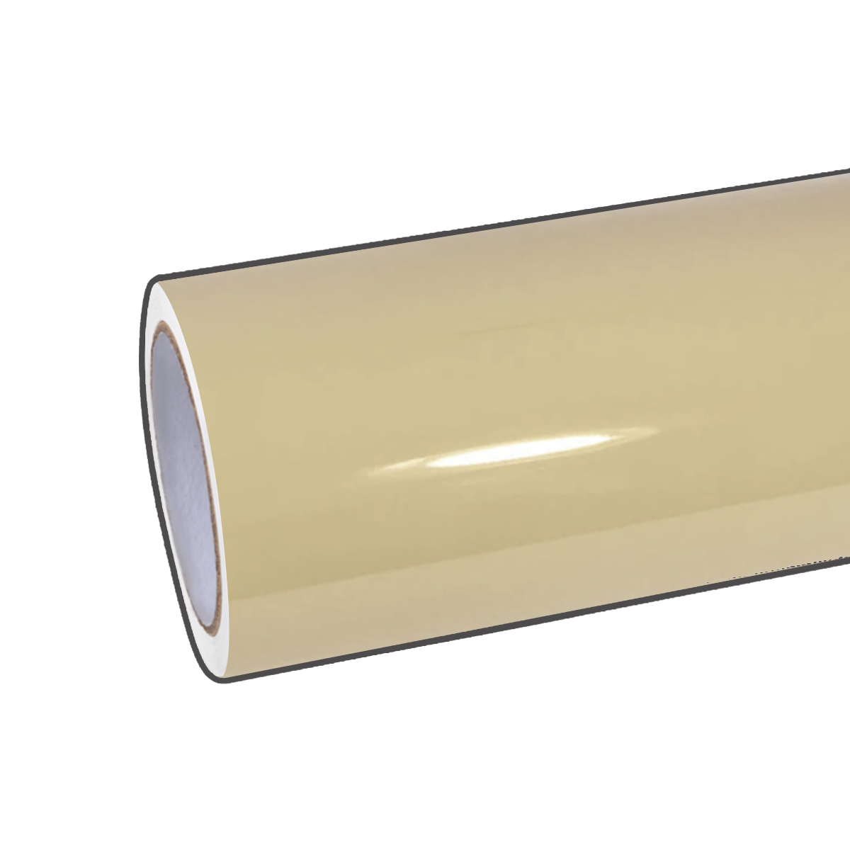 High Gloss Vanilla Yellow Vinyl Wrap
