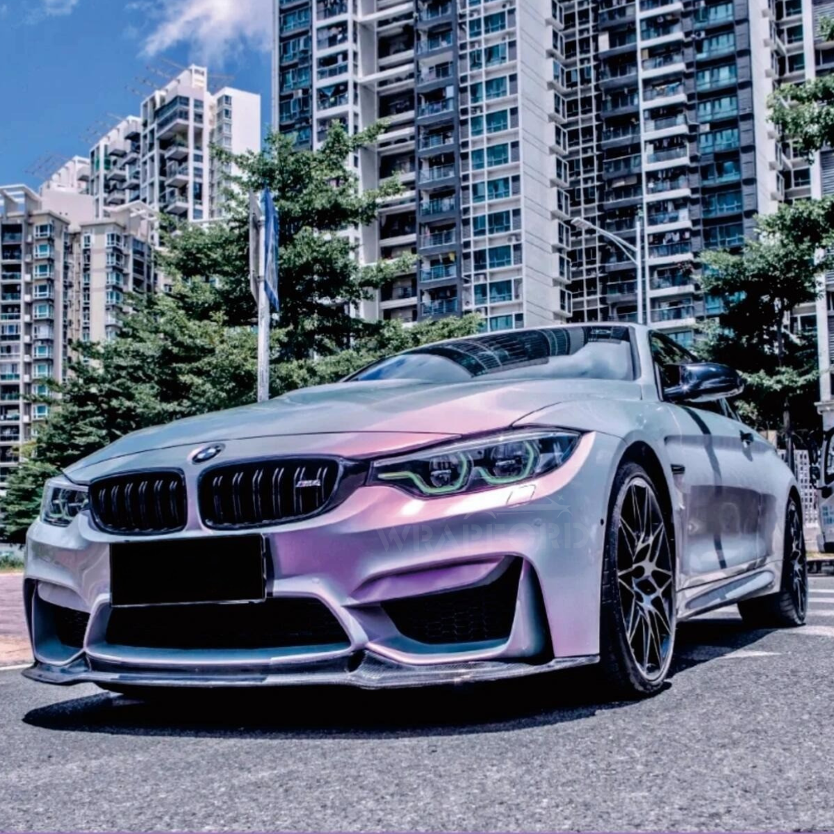 Candy Metallic Paars Iridescent Carwrap Folie