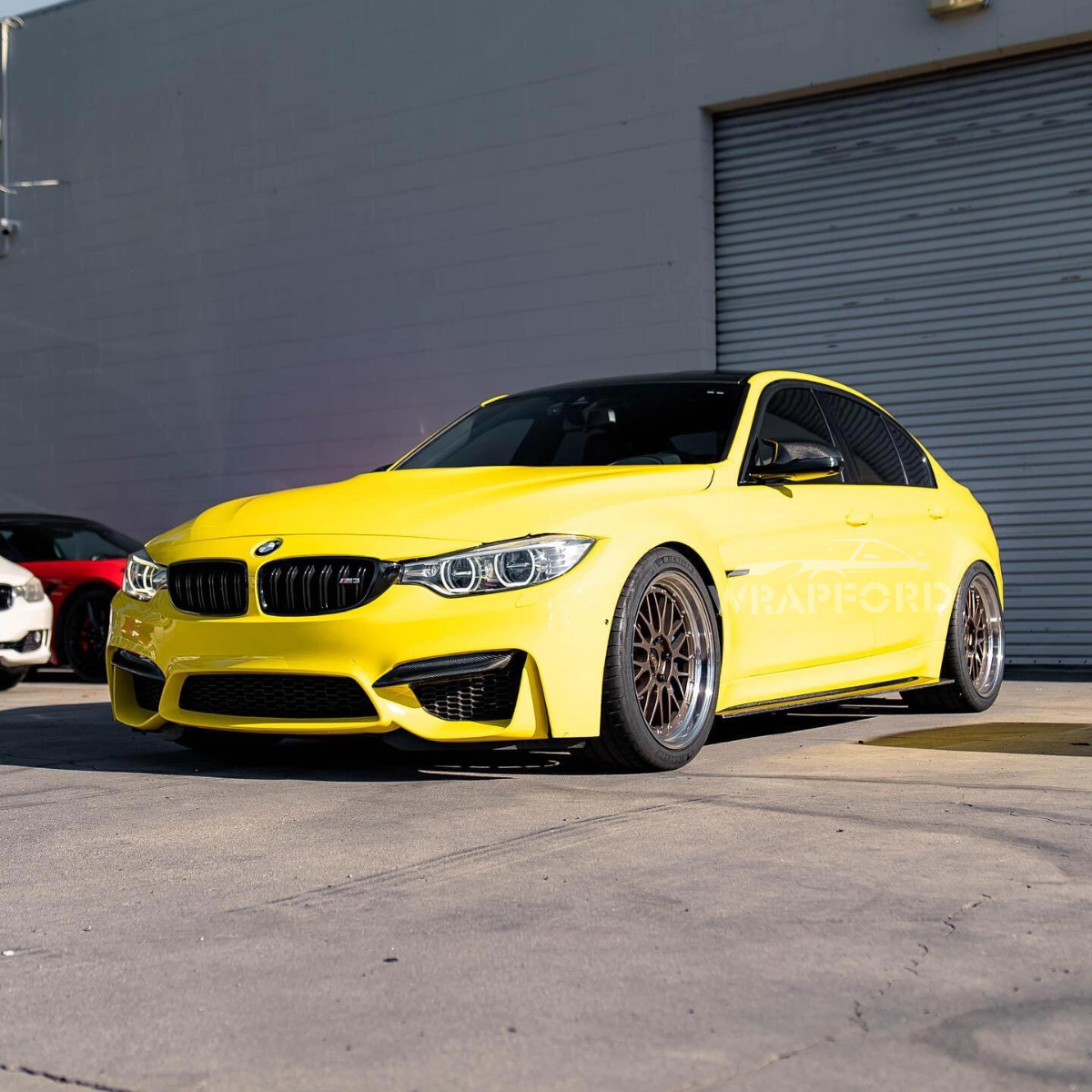 High Gloss Racing Yellow Vinyl Wrap