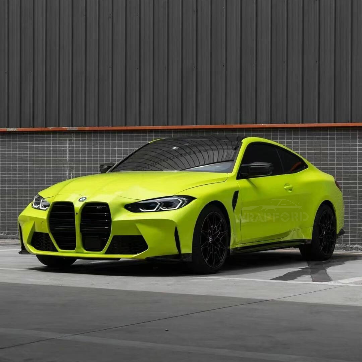 High Gloss Sao Paulo Yellow Vinyl Wrap