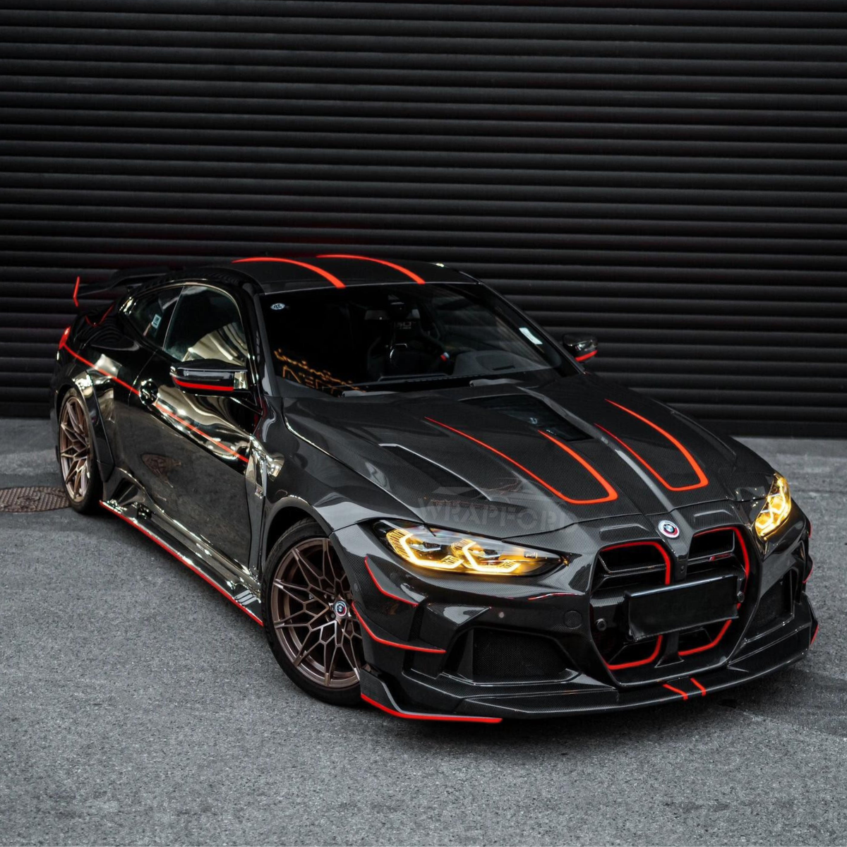 Carbon Silver Black Car Vinyl Wrap