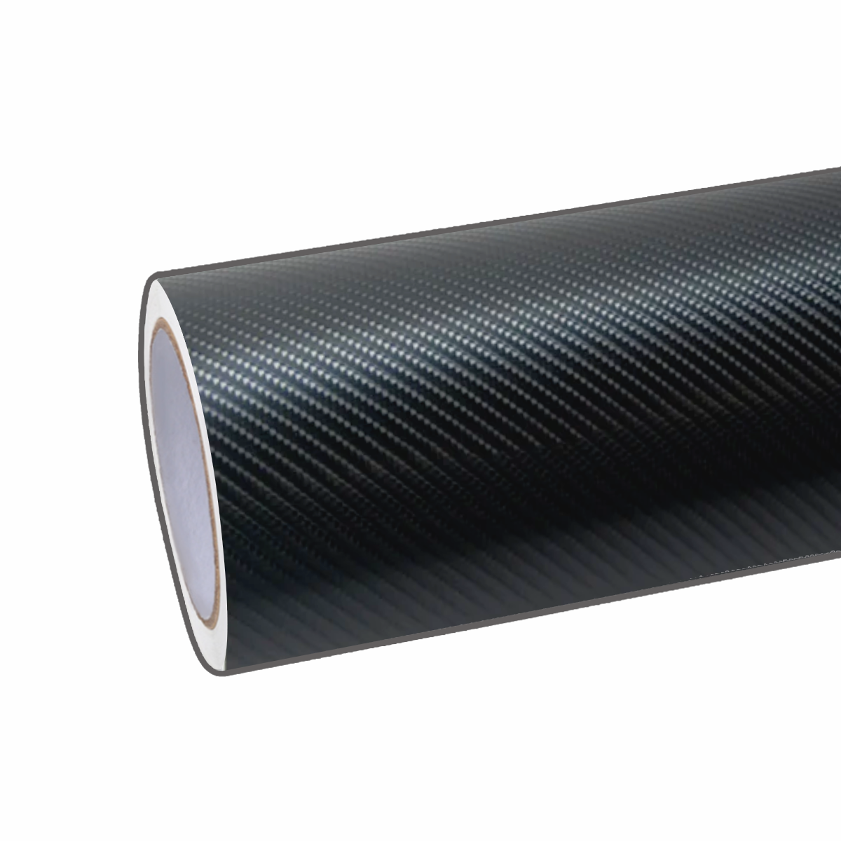 Carbon Spiral Black Car Vinyl Wrap