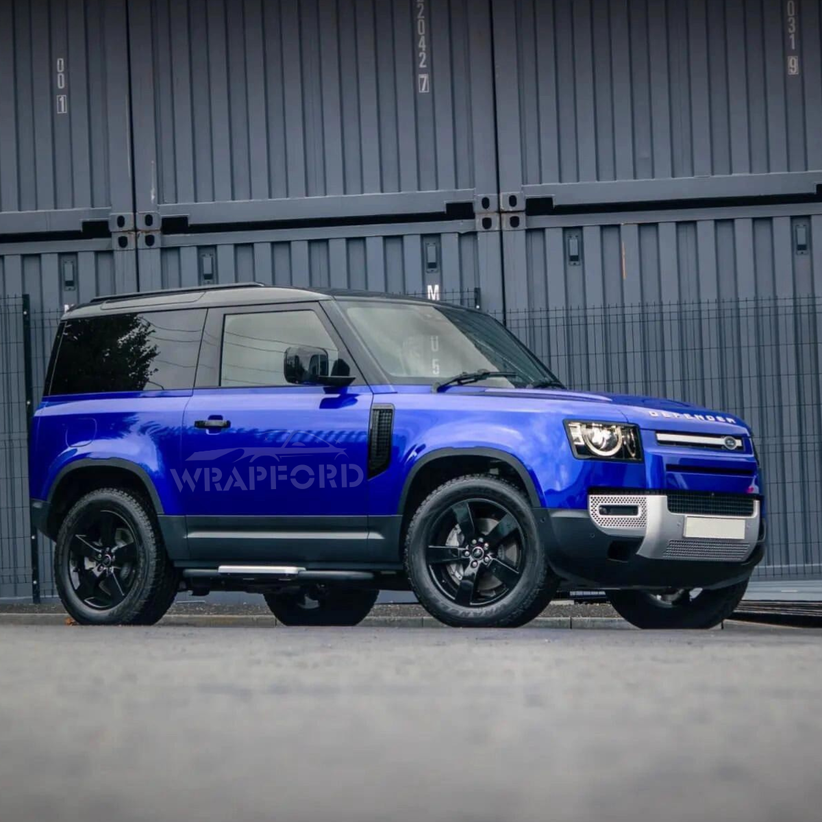 Gloss Metallic Blue Berry Vinyl Wrap