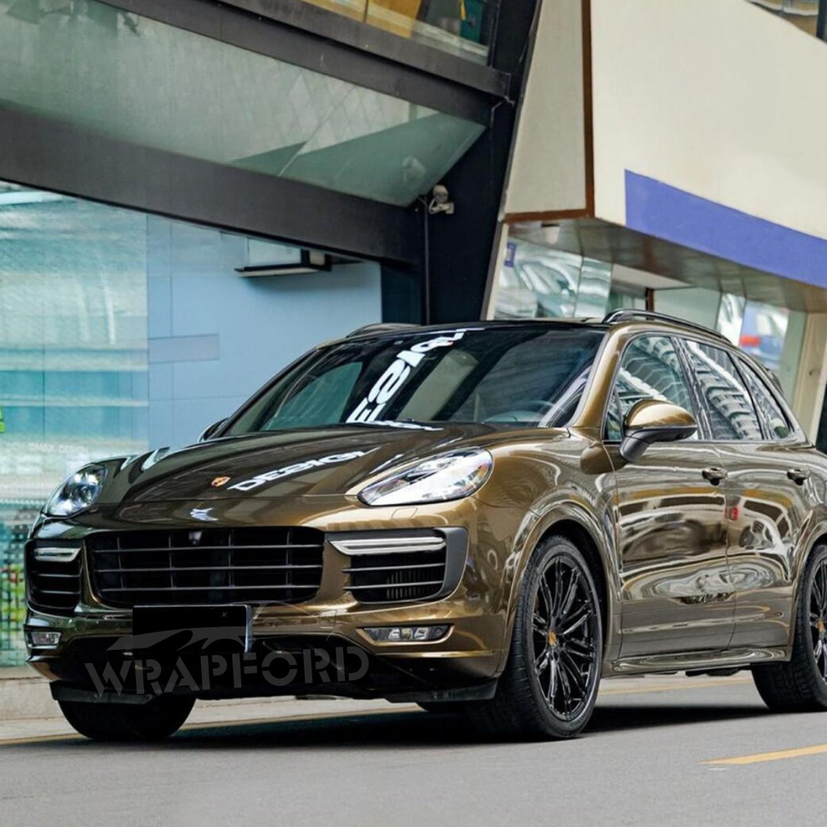 Gloss Metallic Eclipse Gold Vinyl Wrap