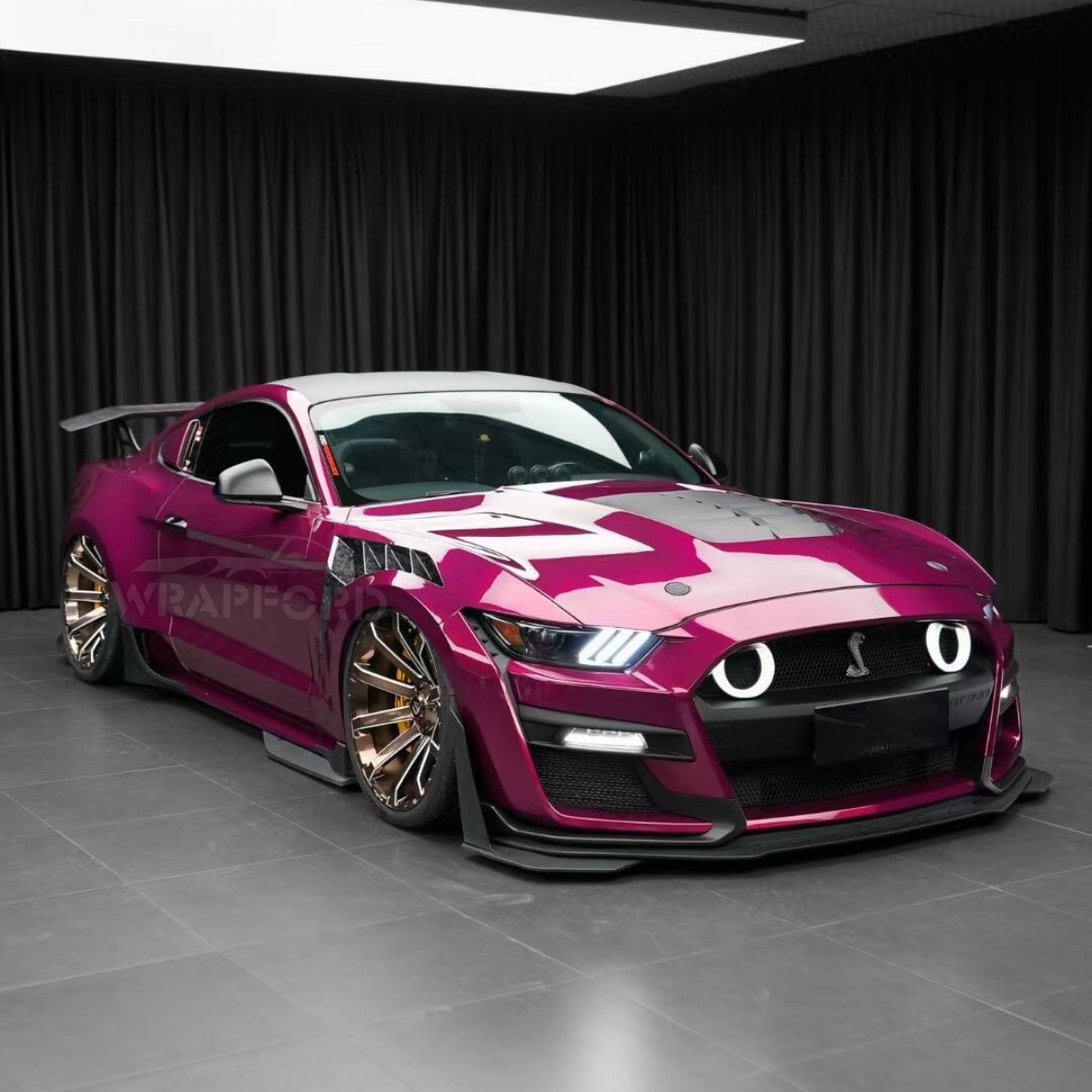 Gloss Metallic Magenta Blaze Vinyl Wrap