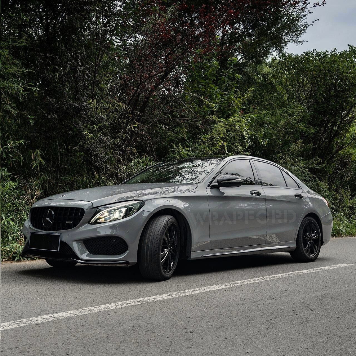 High Gloss Agate Grey Vinyl Wrap