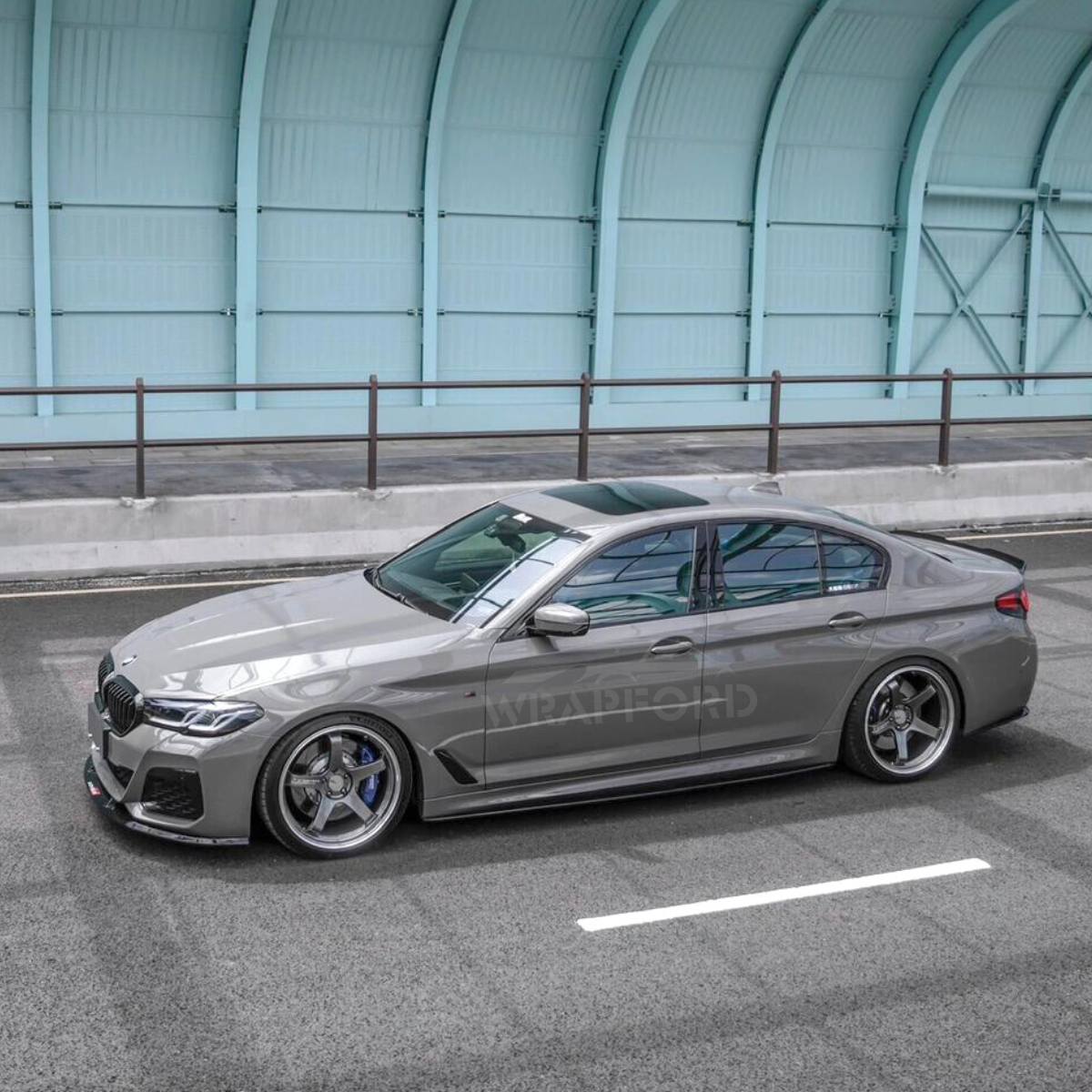 High Gloss Bernina Grey Vinyl Wrap