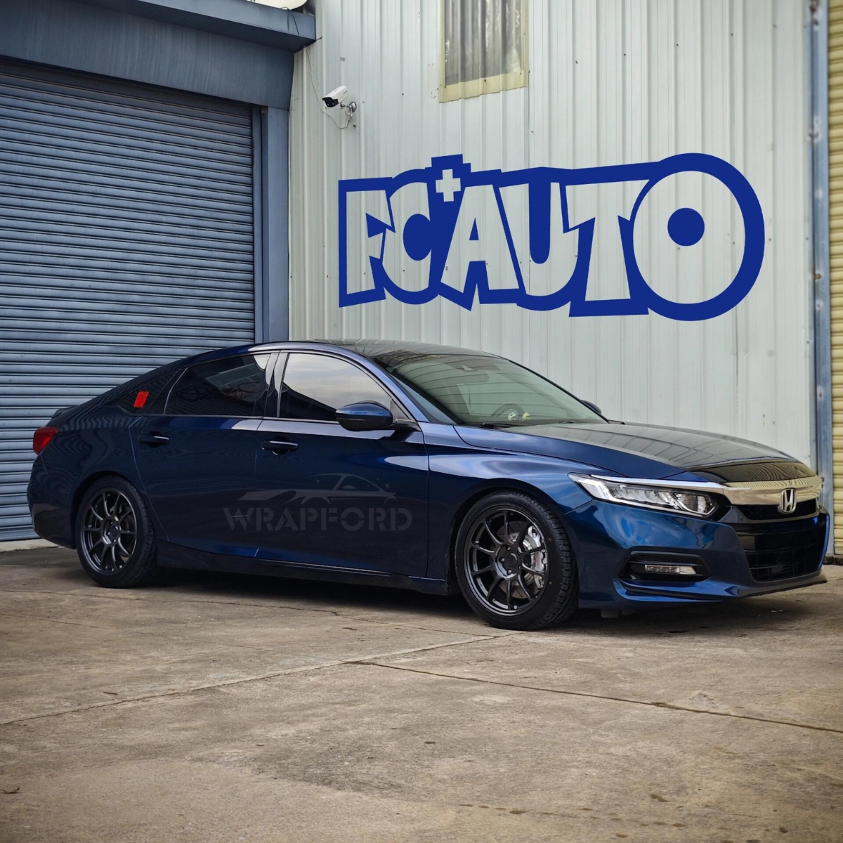 High Gloss Midnight Blue Vinyl Wrap