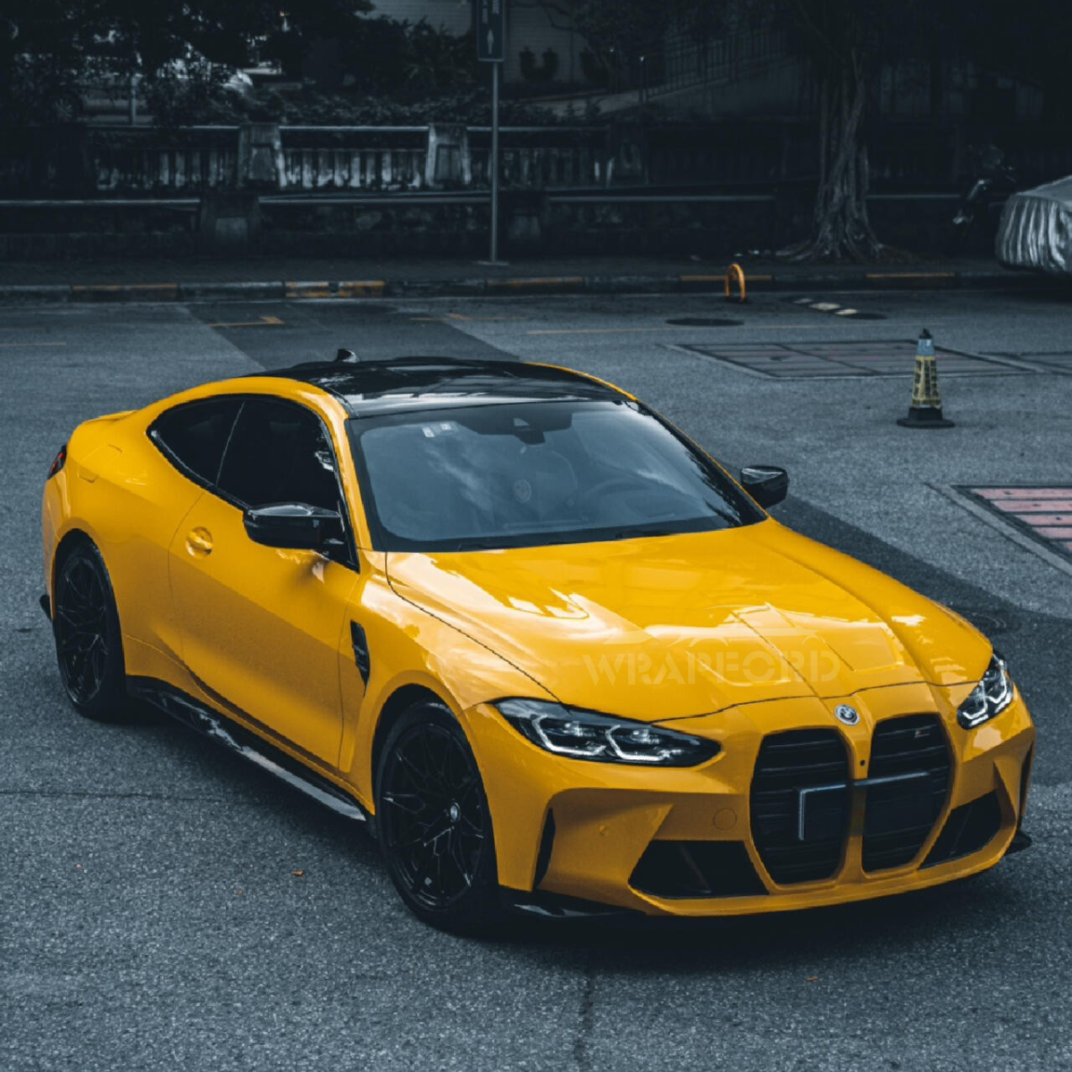 High Gloss Sunflower Yellow Vinyl Wrap