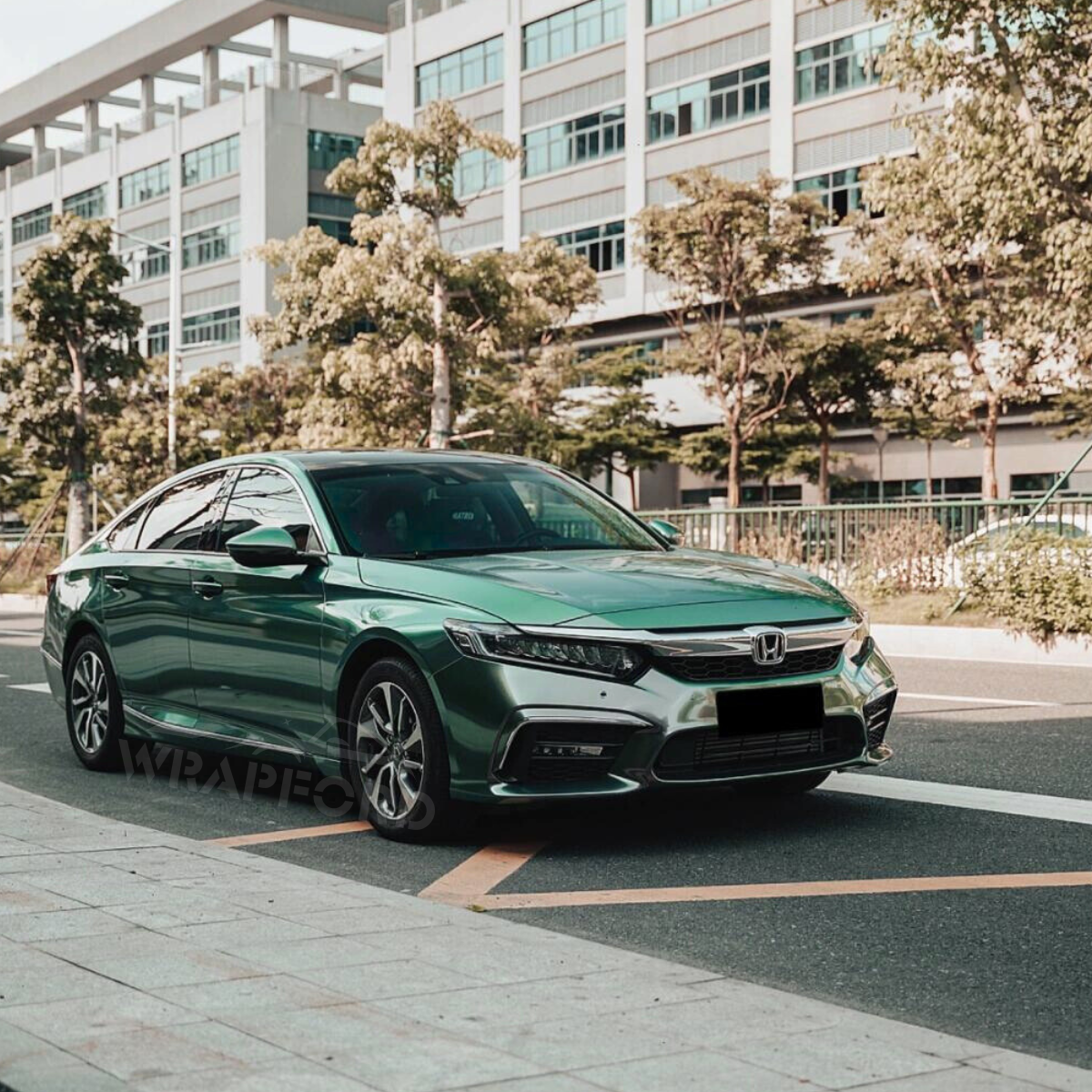Gloss Pearl Ice Green Car Wrap (TPU)
