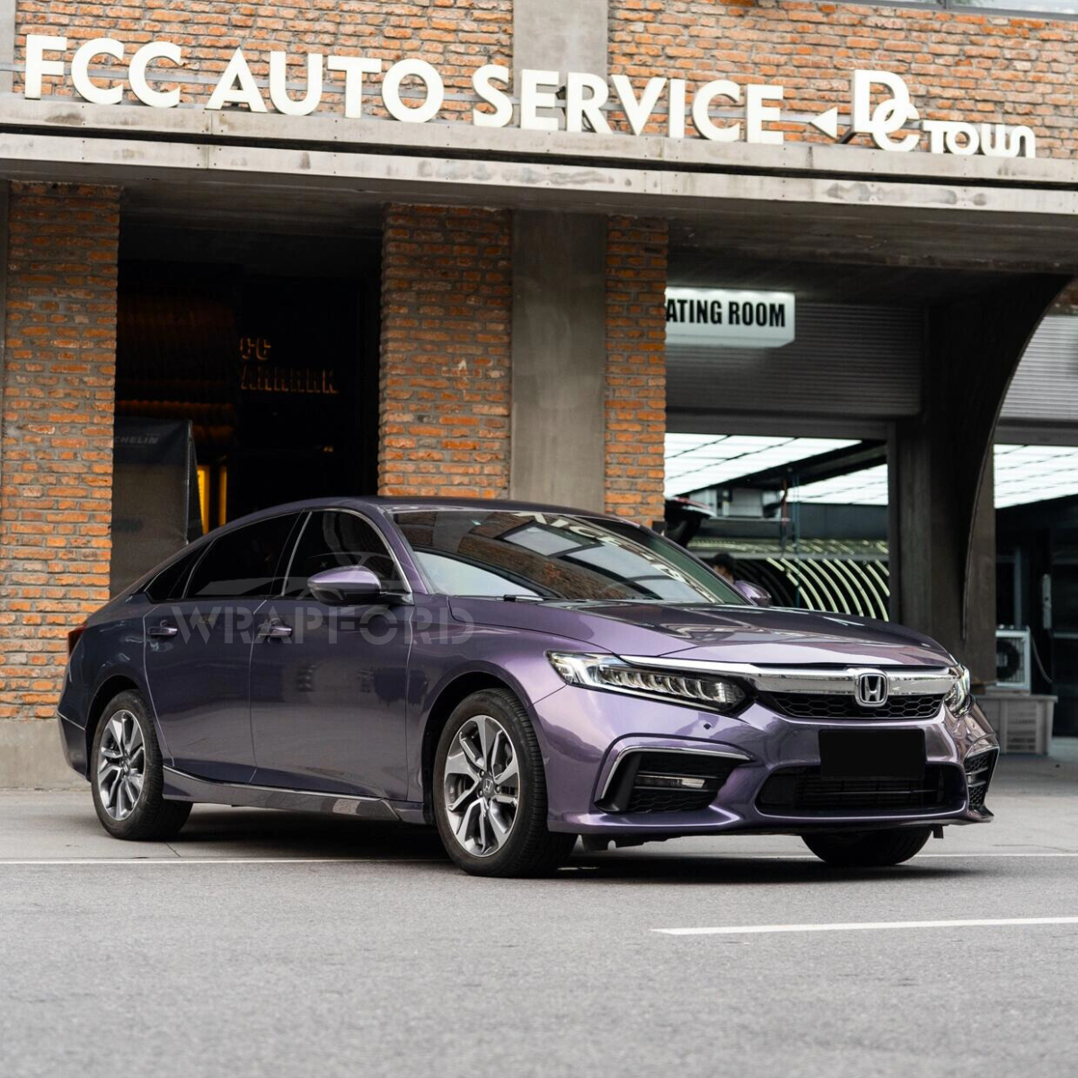 High Gloss Lunar Violet Vinyl Wrap