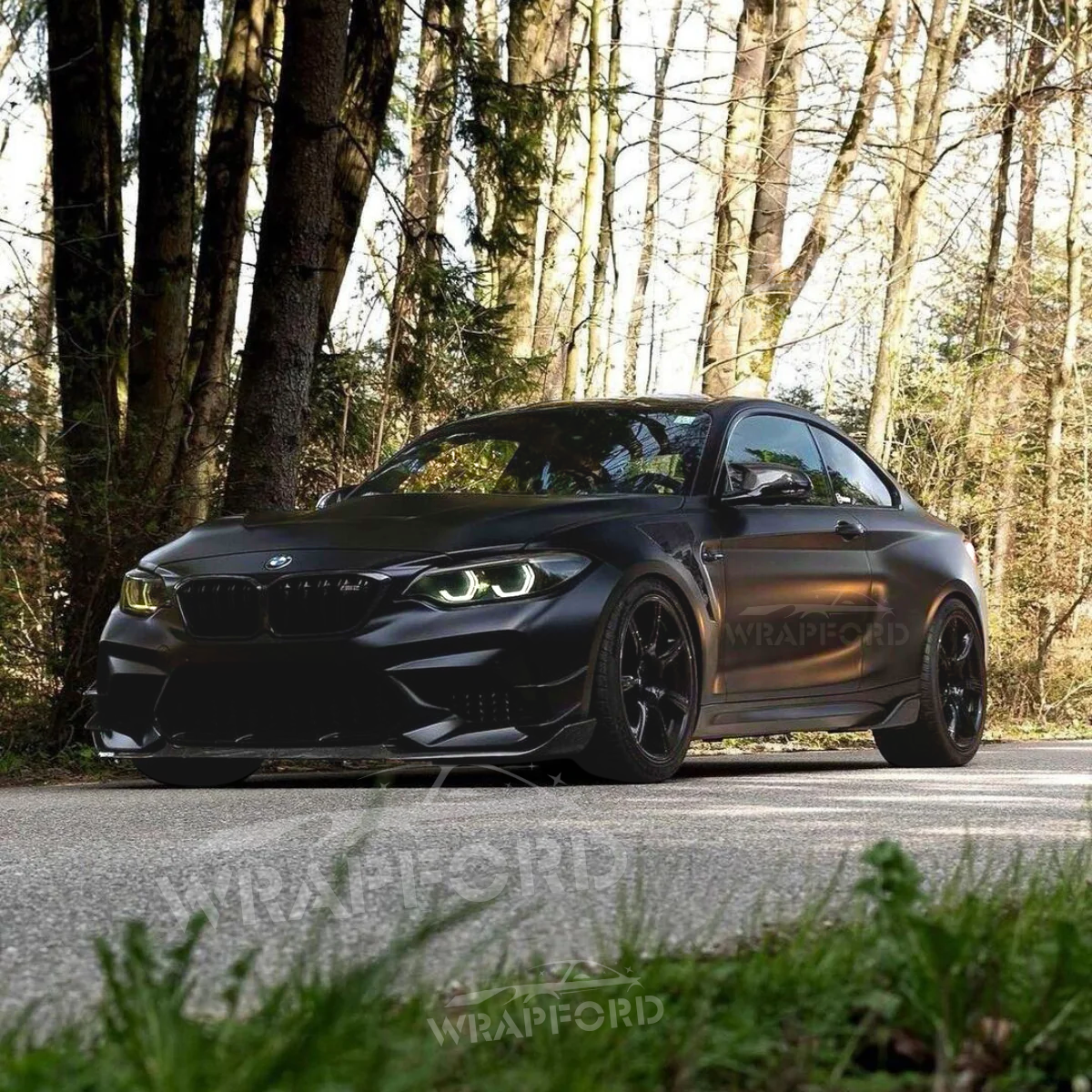 Matte Urban Black Vinyl Car Wrap