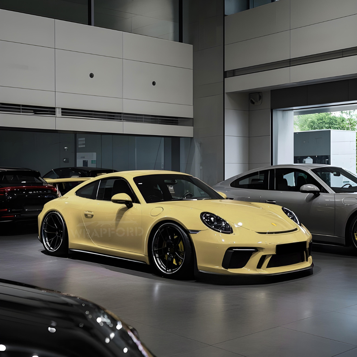 High Gloss Vanilla Yellow Vinyl Wrap