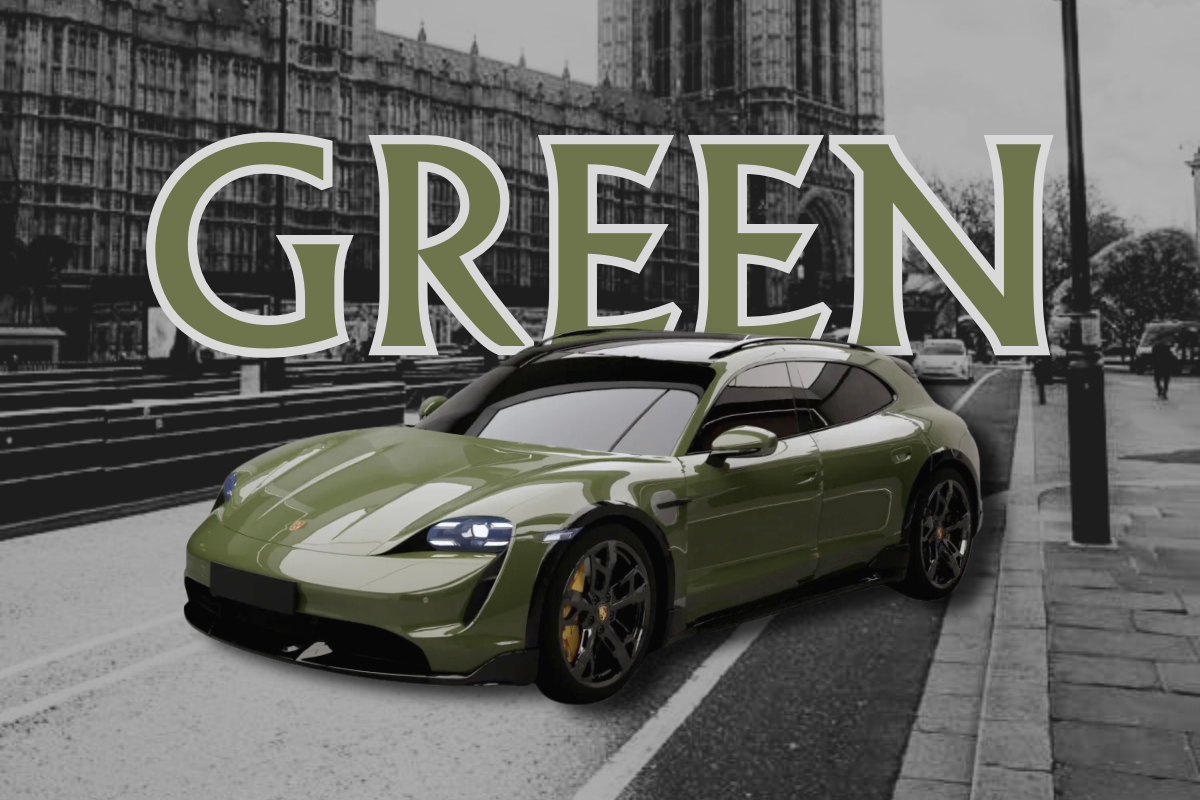 car vinyl wrap green​