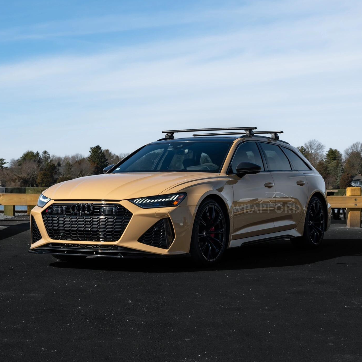 Satin Chrome Sandstorm Yellow Vinyl Wrap