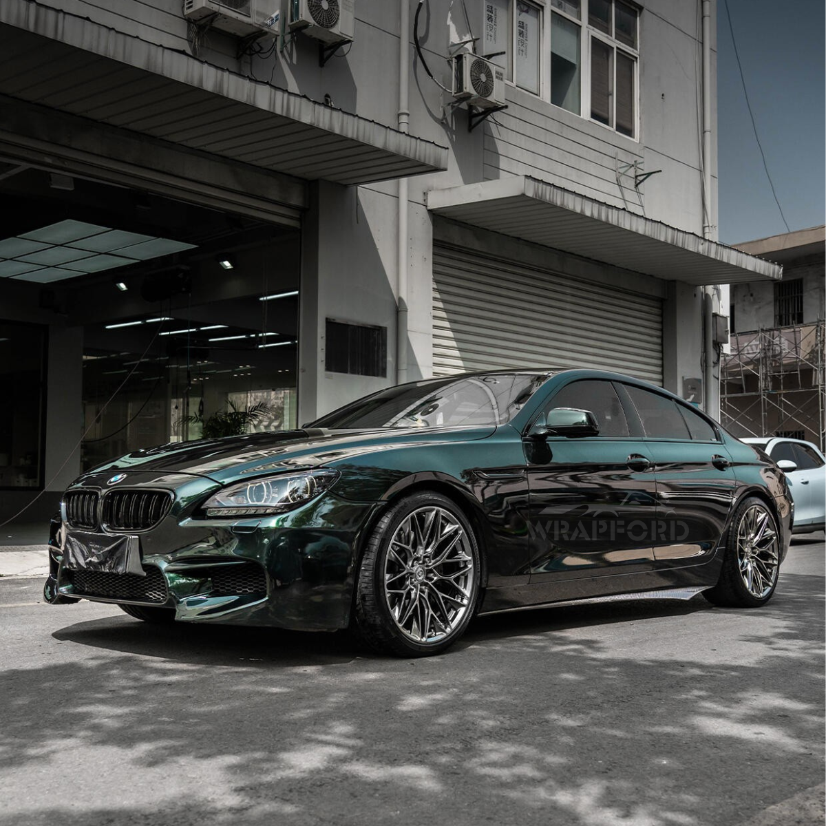 Film de protection pour voiture vert cristal brillant