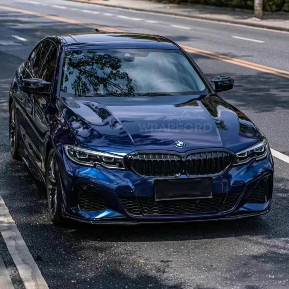 Gloss Metallic Royal Blue Vinyl Wrap