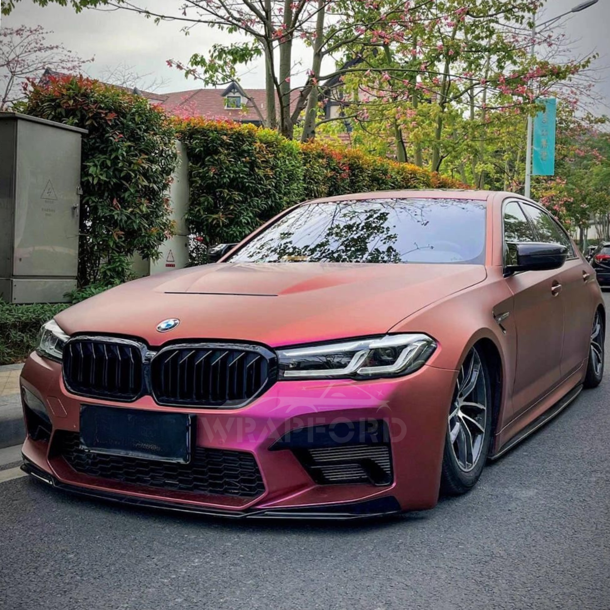 Matte Pink Purple Vinyl Car Wrap