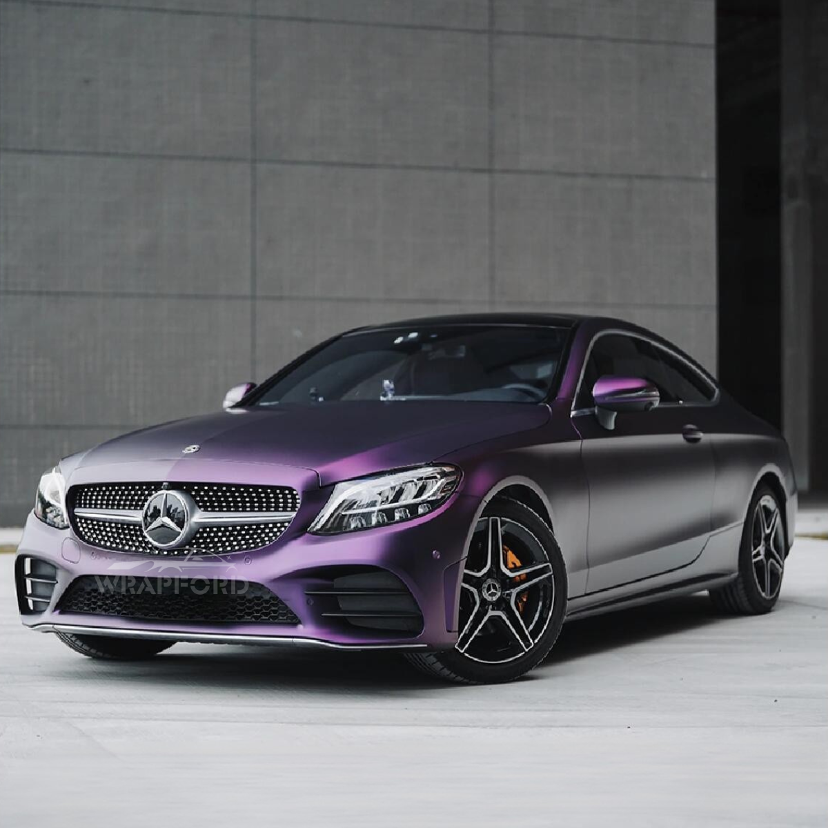 Matte Metallic Midnight Magic Purple Wrap