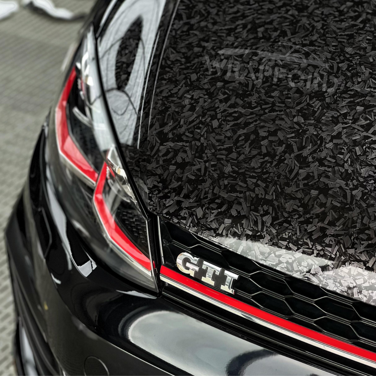 Carbon Forged Car Vinyl Wrap