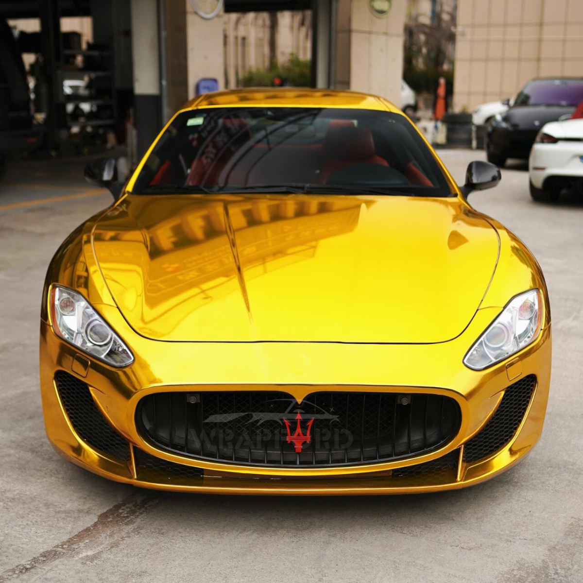Chrome Mirror Gold Vinyl Car Wrap