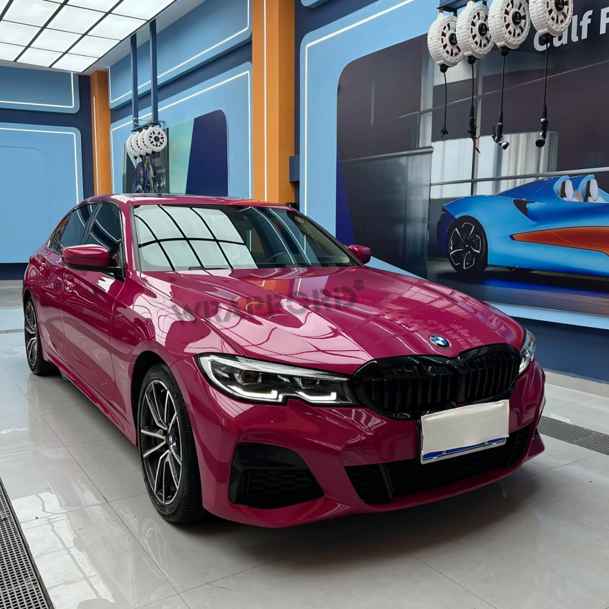 High Gloss Brillant Magenta Self-Healing Film