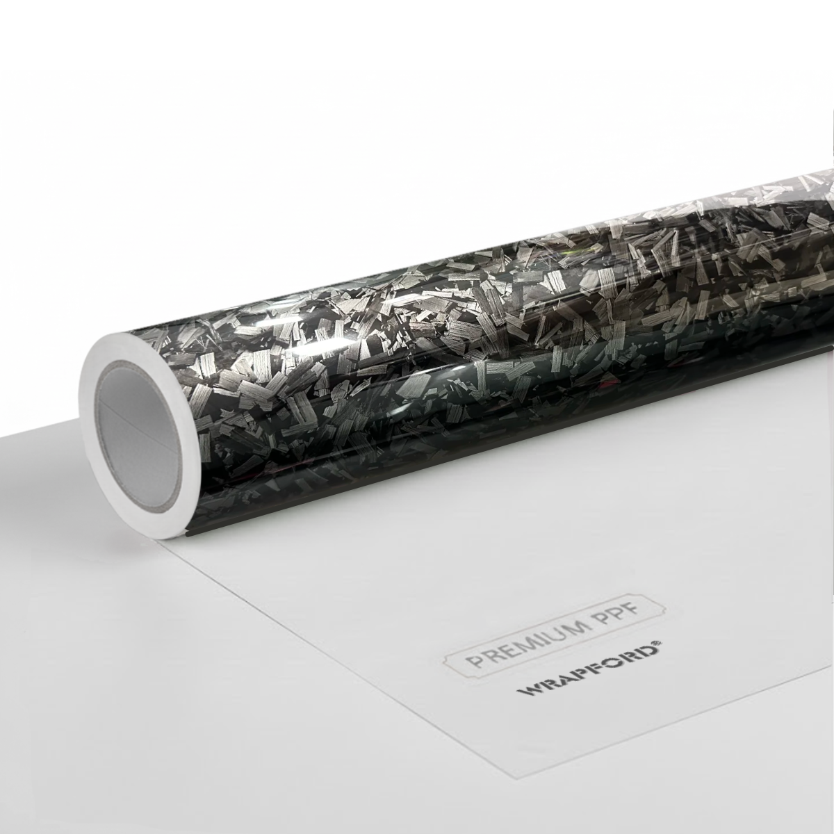 Gloss Forged Carbon Self-Healing Film (Black & Silver)