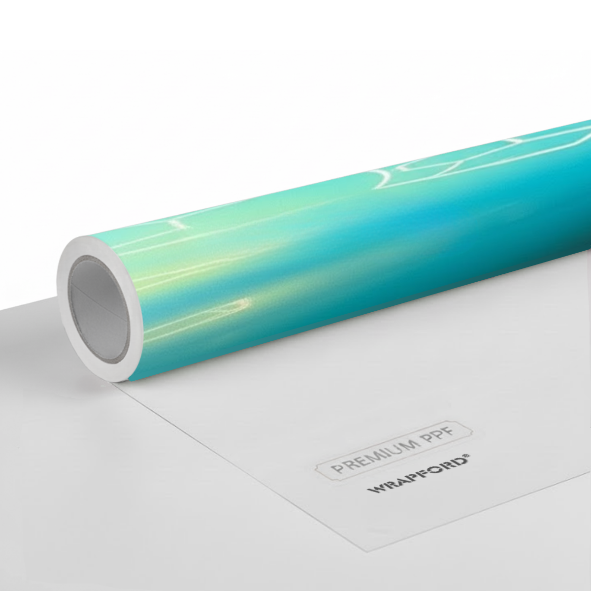 Gloss Iridescent Icy Blue Self-Healing Film