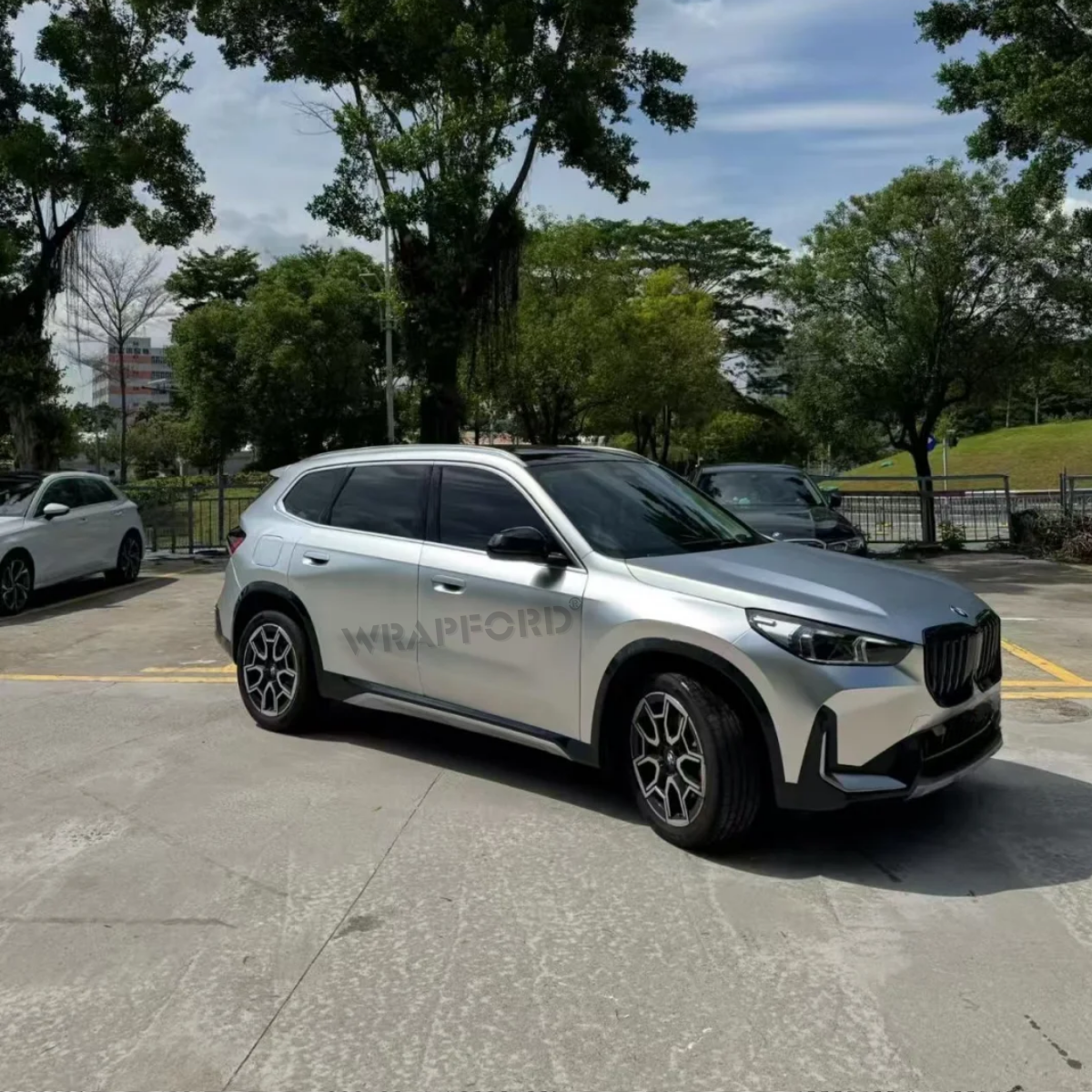 Gloss Metallic Alexander Silver Self-Healing Film