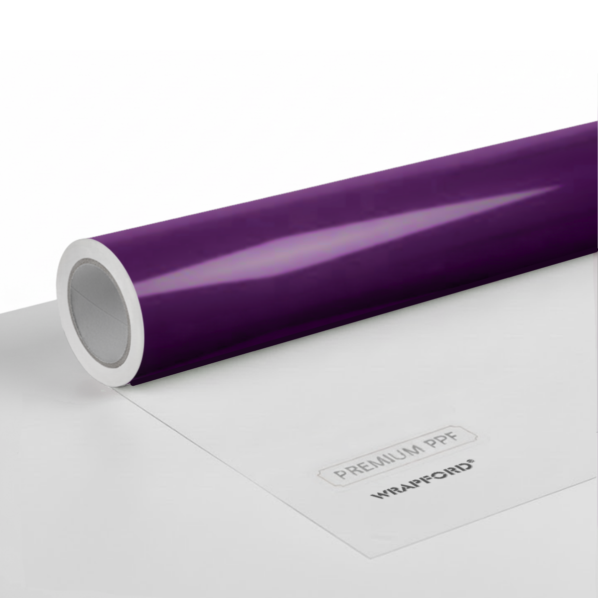 Lesklá metalická ametystová samoopravná fólie