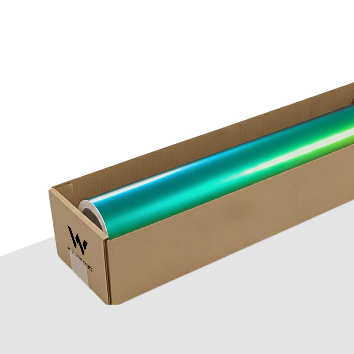 Gloss Metallic Aurora Green Car Wrap