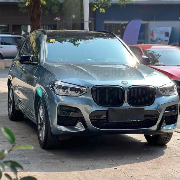 Gloss Metallic Somato Blue Self-Healing Film