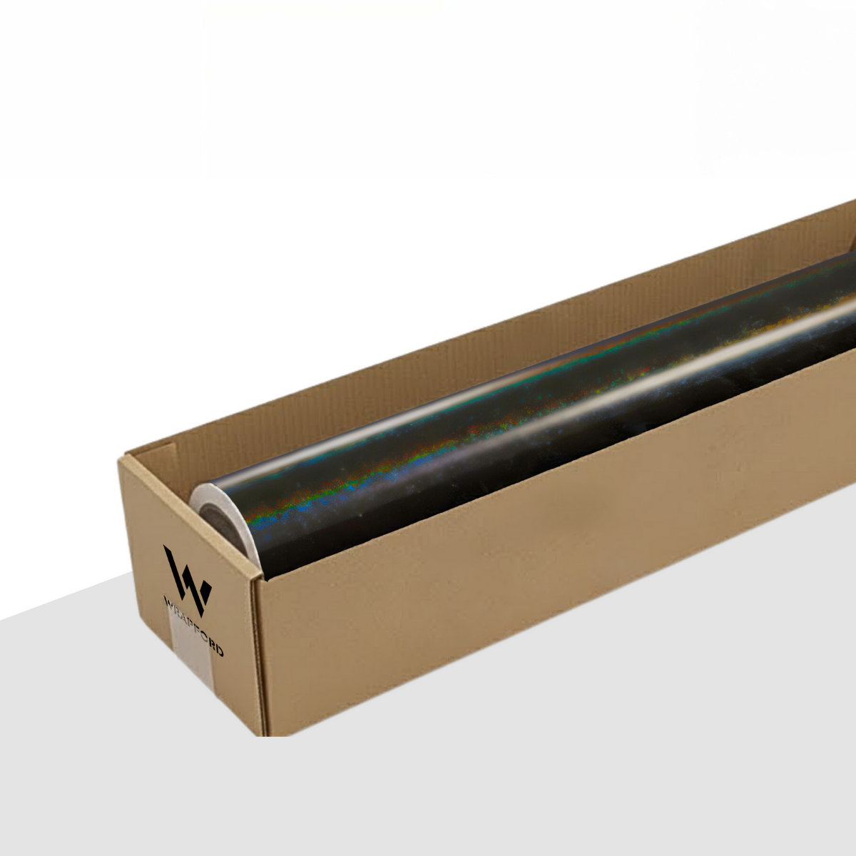 Gloss Metallic Black Glitter Vinyl Wrap