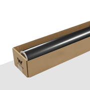 Pellicola per auto in vinile nero metallizzato lucido