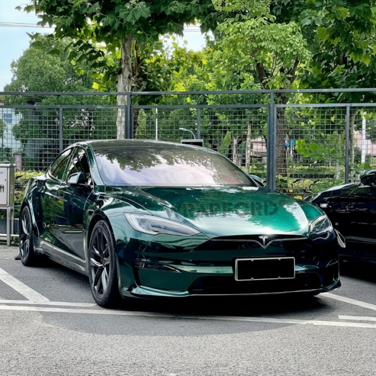 Gloss Metallic British Green Self-Healing Film