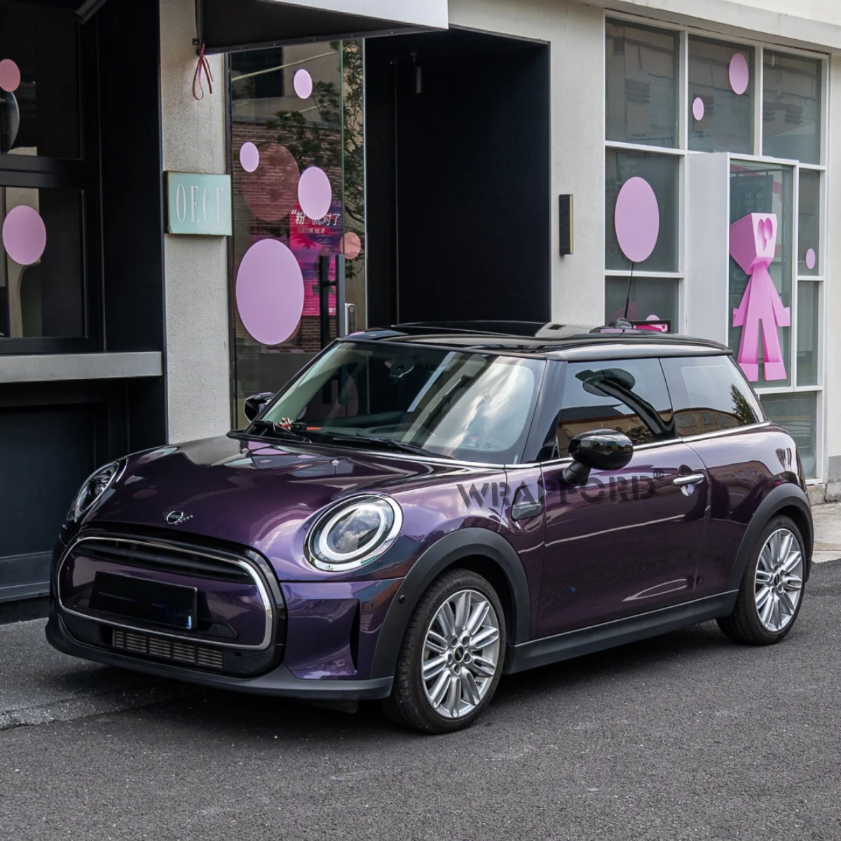 Fényes Metál Fagyos Levendula Autófólia