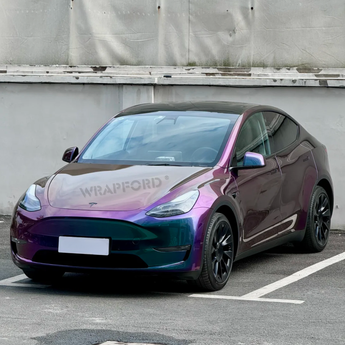 Gloss Metallic Green Blue Purple Self-Healing Film