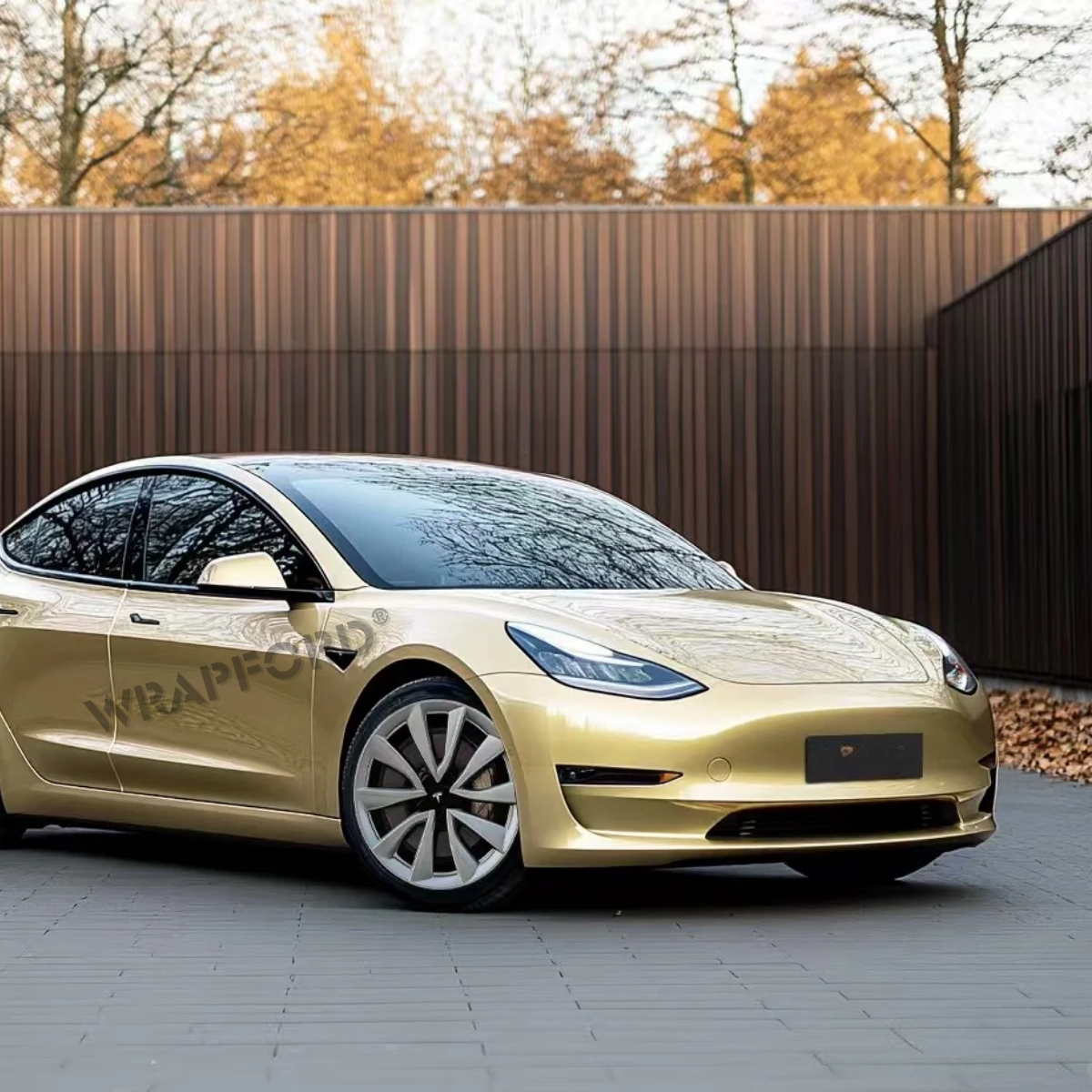 Gloss Metallic Milan Gold Self-Healing Film