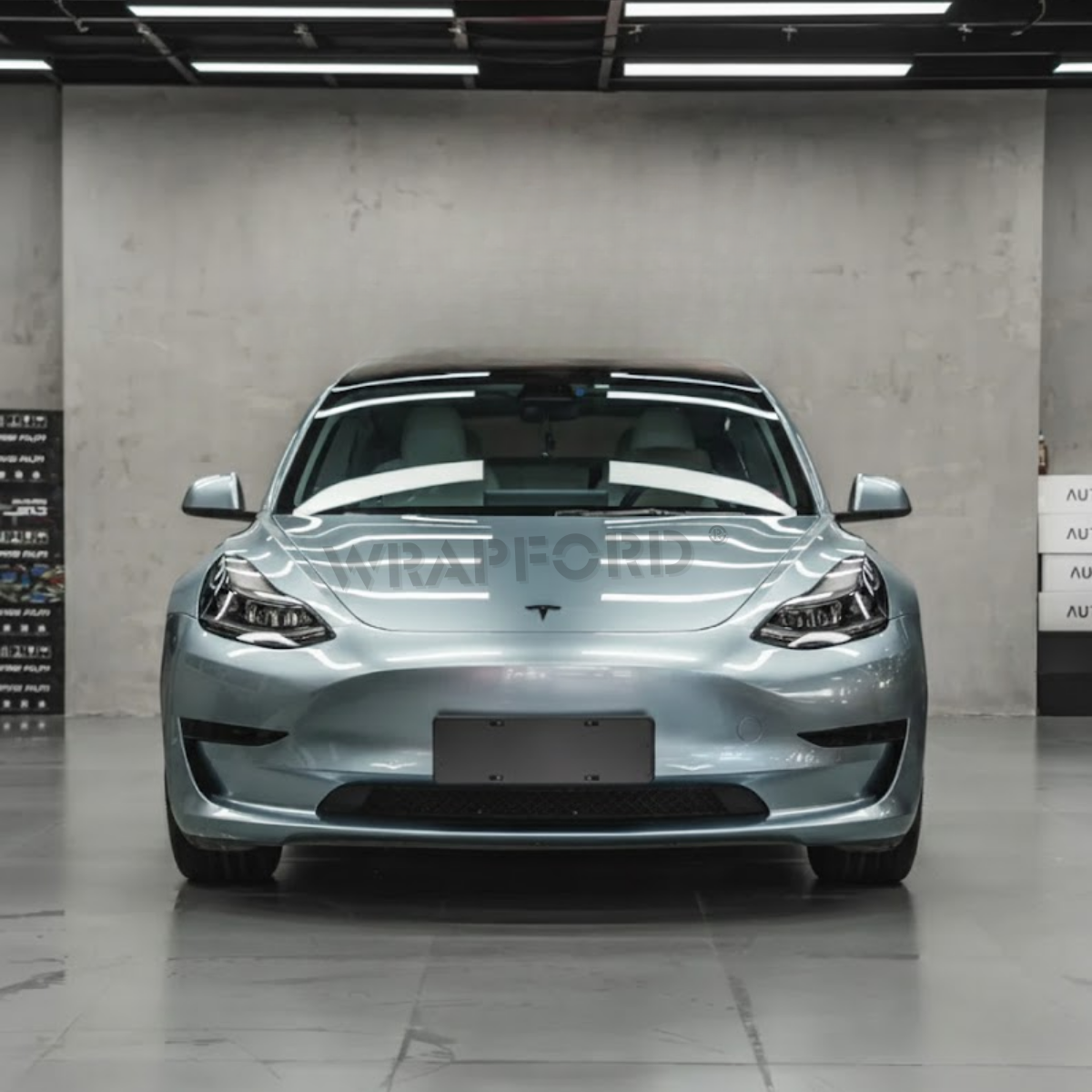 Gloss Metallic Monet Blue Self-Healing Film