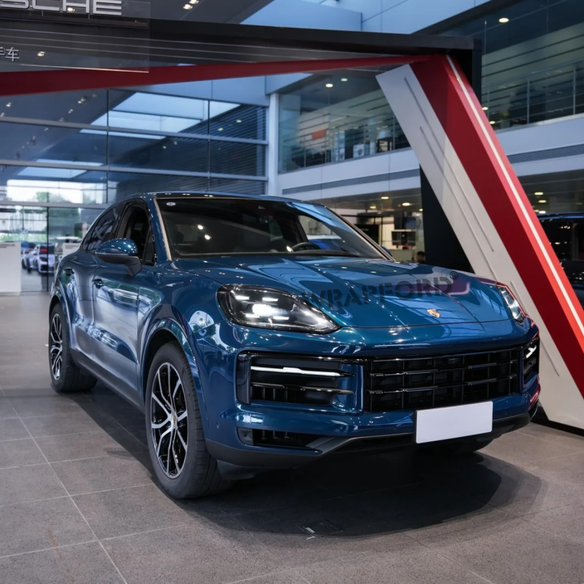 Gloss Metallic Montego Blue Self-Healing Film