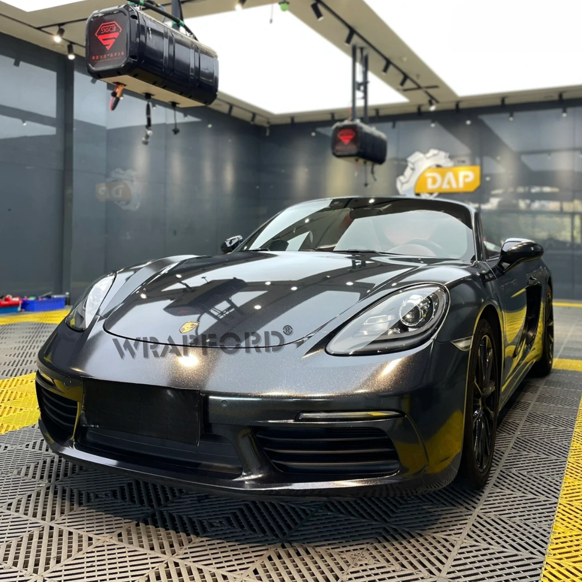 Gloss Metallic Pearl Black Self-Healing Film