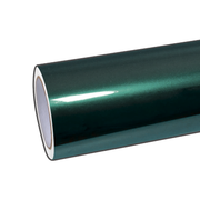 Hochglänzende Vinylfolie in Aloe-Grün