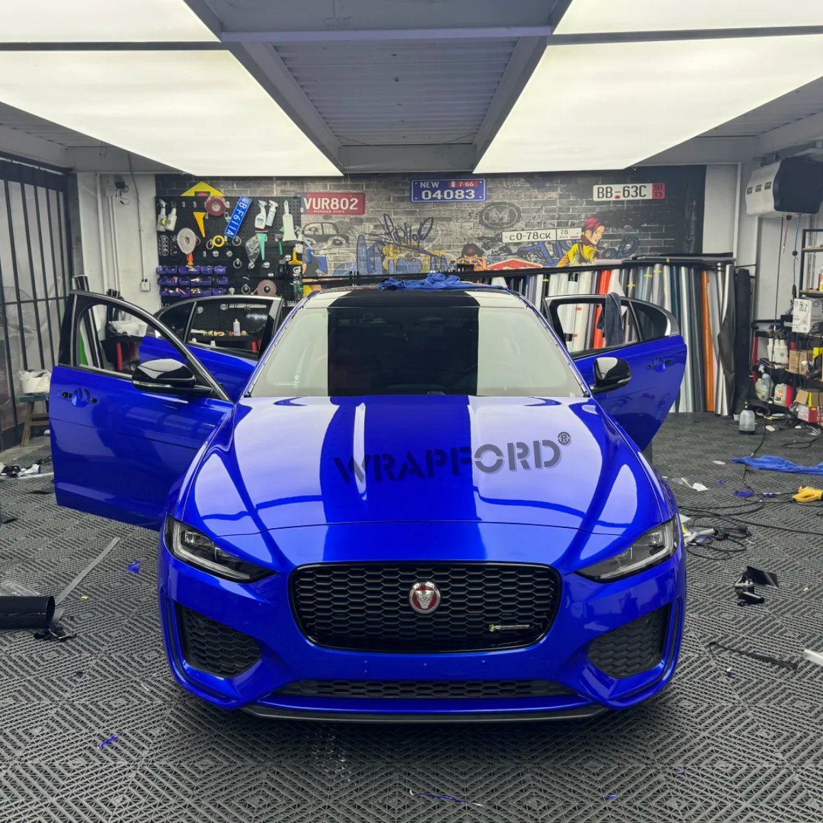 Gloss Metallic Sapphire Self-Healing Film