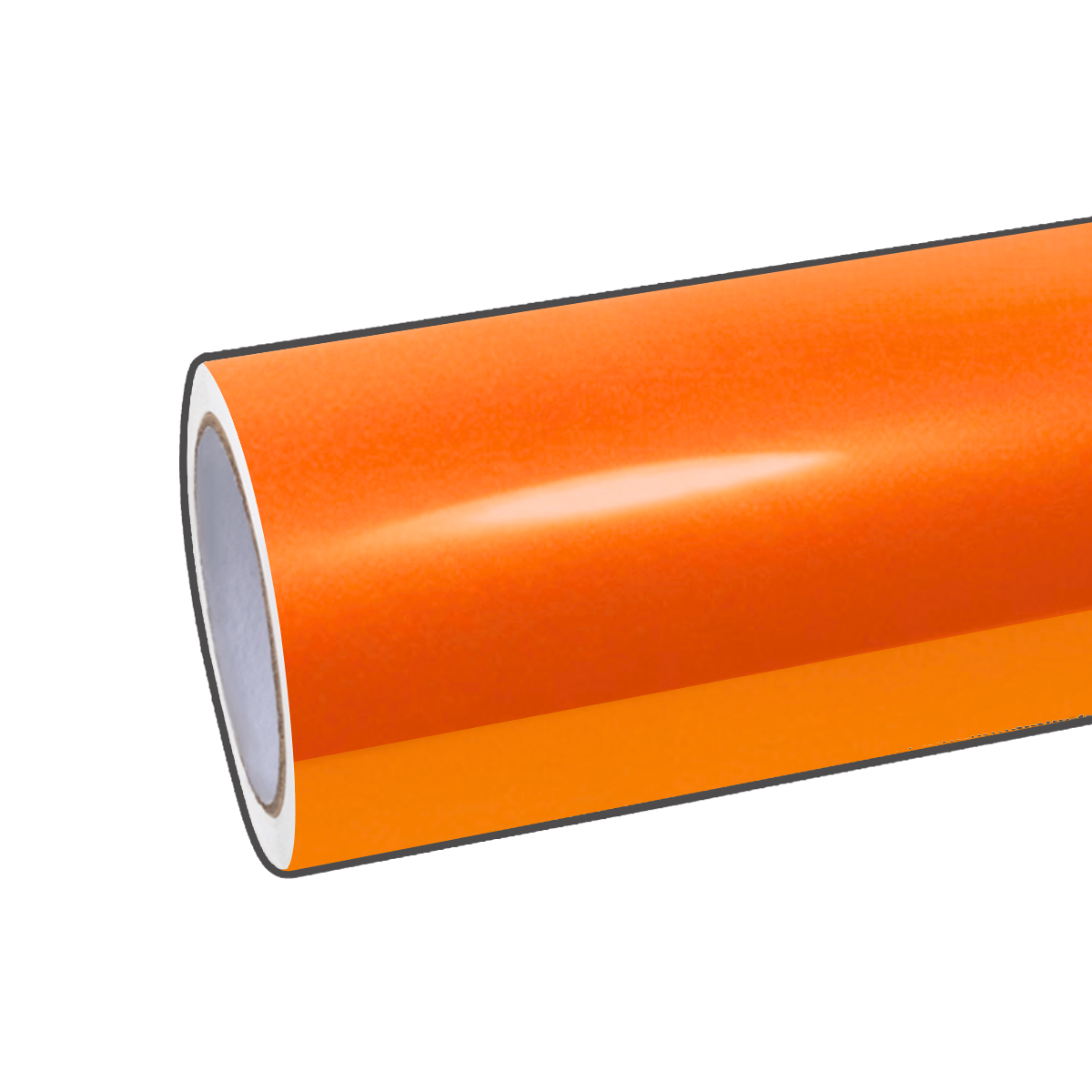 Gloss Metallic Solar Orange Vinyl Wrap
