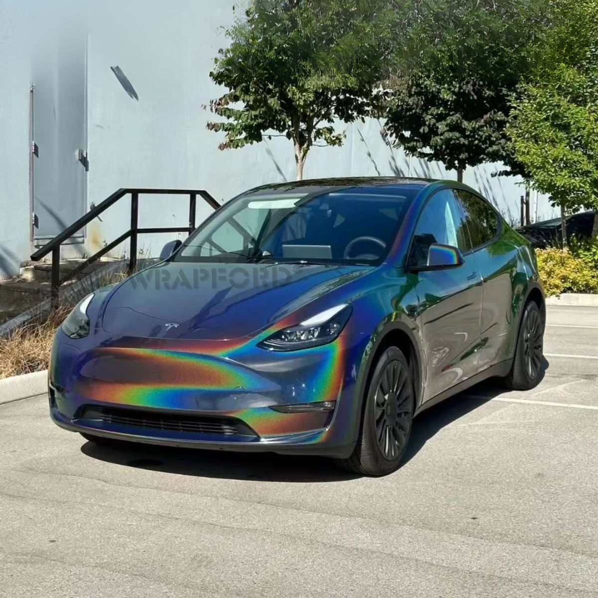 Gloss Rainbow Brocade Grey Self-Healing Film