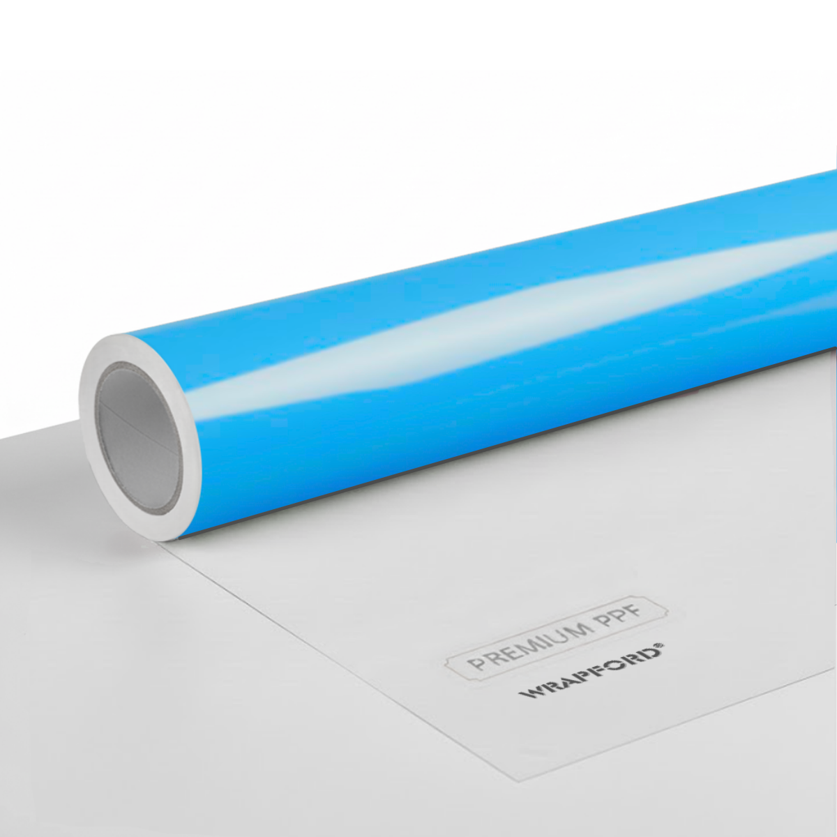 Vysoce lesklá nebesky modrá samoopravná fólie