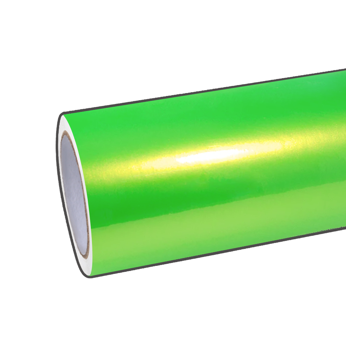 High Gloss Fluorescent Green Vinyl Wrap