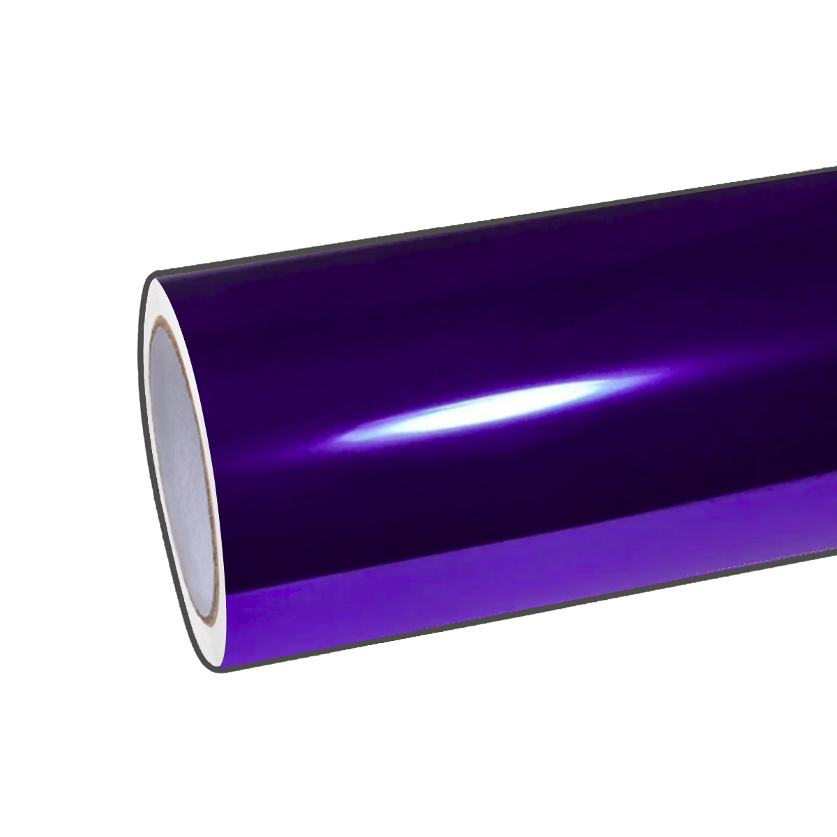 Gloss Metallic Black Purple Vinyl Wrap